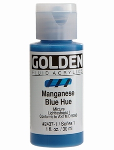 Golden Fluid Manganese Blue Hue