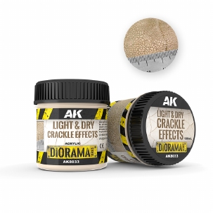 AK Light & Dry Crackle Effects 100ml.