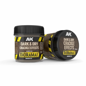 AK Dark & Dry Crackle Effects 100ml.