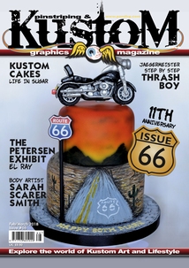 Pinstriping & Kustom Graphics Magazine Nr.66