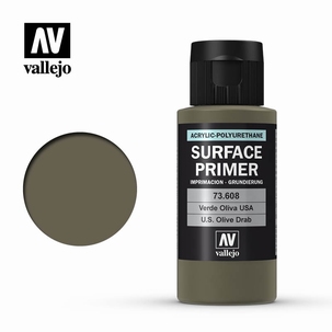 Vallejo Surface Primer USA Olive Drab 60ml. 73608