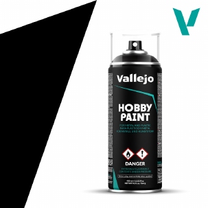 Vallejo Surface Primer Aerosol Black 28012