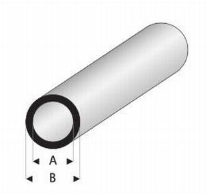 Buisprofiel rond A=18mm   B=20mm