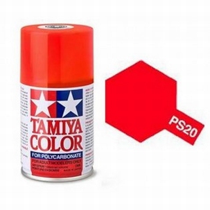 Tamiya PS-20 Fluorescent Red