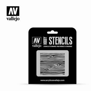 Vallejo Stencils Wood Texture 2