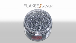 Custom Creative Flake Silver 025