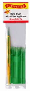 Flex-I-File Nano Brushes Green Knife Tip