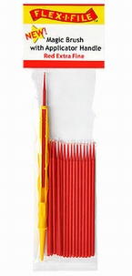 Flex-I-File Magic Brushes Red Extra Fine