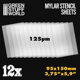 Green Stuff Mylar Stencil Sheet