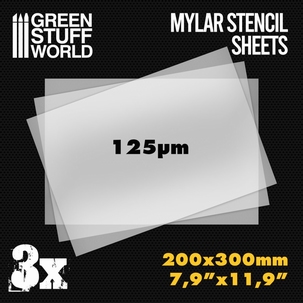 Green Stuff World Mylar Stencyl Sheet 200x300mm