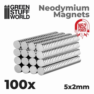 GSW Neodymium Magnets 5x2mm N52