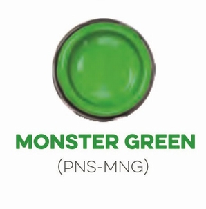 Custom Creative Pinstripe Enamel Monster Green