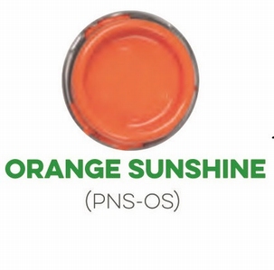 Custom Creative Pinstripe Enamel Orange Sunshine