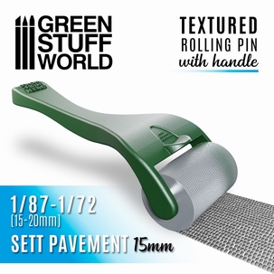 GSW Handle Rolling Pin Sett Pavement 15mm 1/87 1/72