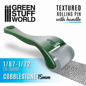 GSW Handle Rolling Pin Cobblestone 15mm 1/87 1/72