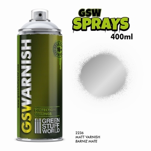 GSW Spray Matt Varnish 400ml