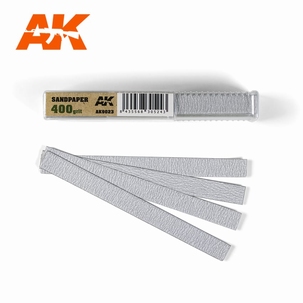 AK Sandpaper Strips Dry Grit 400