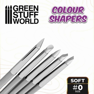 GSW Colour Shapers Brushes SIZE 0 - WHITE SOFT