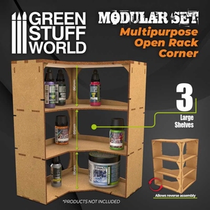 GSW Multipurpose Open Rack Corner Large