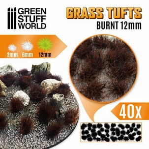 GSW Grass Tufts 12mm Burnt