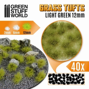 GSW Grass Tufts 12mm Light Green