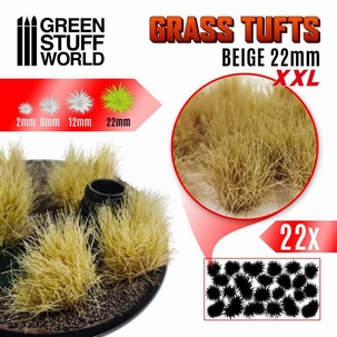 GSW Grass Tufts 22mm Beige