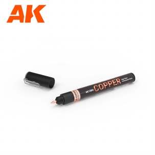 AK Metallic Liquid Marker Copper