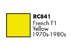 AK Real Colors RC841 French F1 Yellow 1970s-1980s