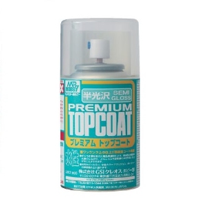 Mr. Premium Topcoat Semi-Gloss Spray