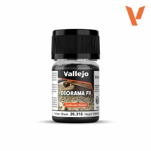 Vallejo Vulcan Black 0.1-0.6 mm 26316