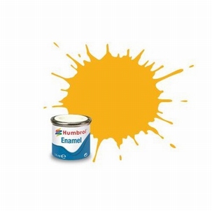 154 Humbrol enamel 14ml.  Insignia yellow 154