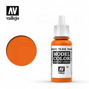 Vallejo Model Color Transparent Orange 185  Laatste stuks!