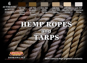 Diorama set Hemp Ropes and Tarps CS28