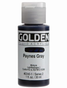 Golden Fluid Paynes Gray