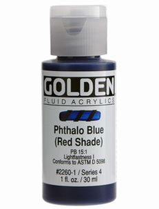 Golden Fluid Phthalo Blue (R.S.)