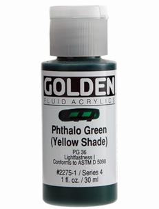 Golden Fluid Phthalo Green (Y.S.)