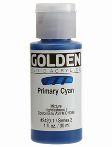 Golden Fluid Primary Cyan