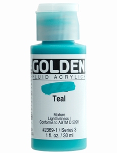 Golden Fluid Teal