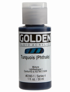 Golden Fluid Turquois (Phthalo)